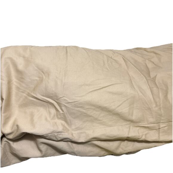 Pottery Barn Tailored Twill Small Sofa Canvas Cream Loose-Adjust SlipCover New  - Picture 4 of 16